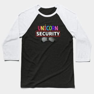 Unicorn Security Baseball T-Shirt